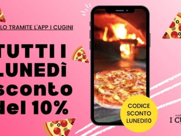 Tutti i LUNEDì: sconto esclusivo del 10%